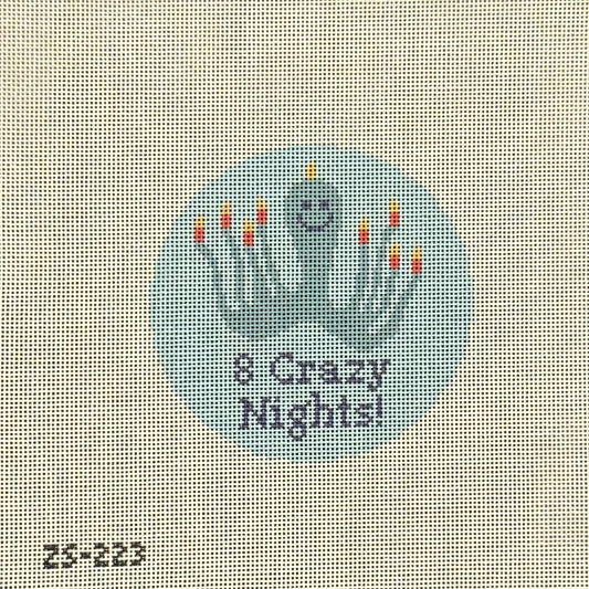 8 Crazy Nights Octopus Menorah (by Ziggy Stitches)
