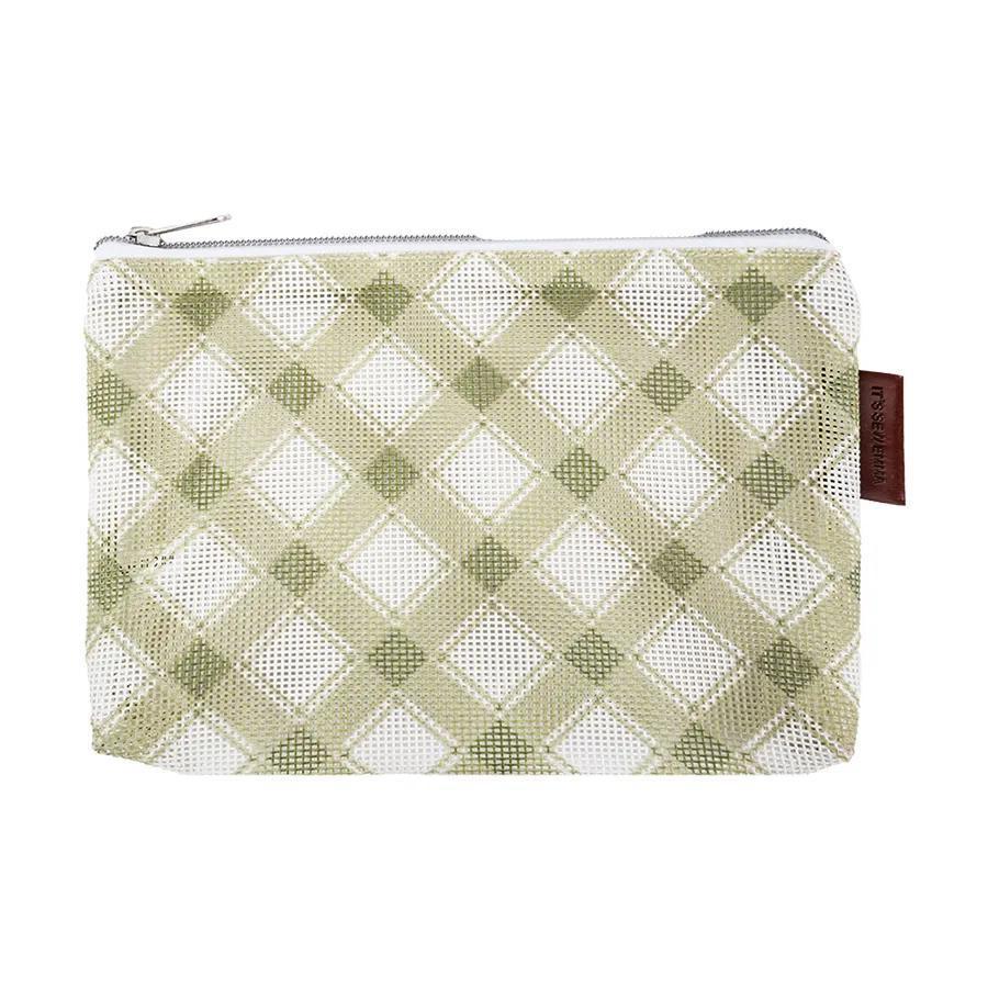 Mad for Plaid Mini Project Bag - Olive