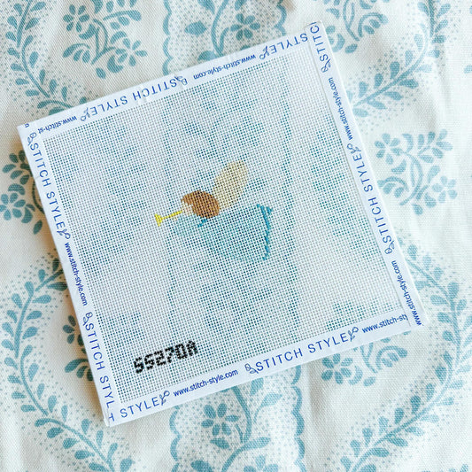 Blue Angel w/ Snowflake (by Stitch Style) SS270A