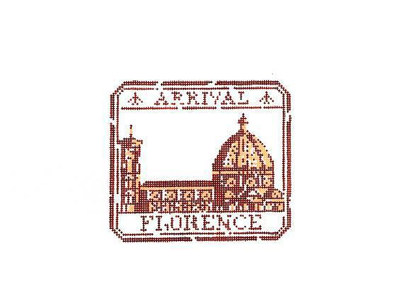 Passport Stamp - Florence (by Audrey Wu) - AW91