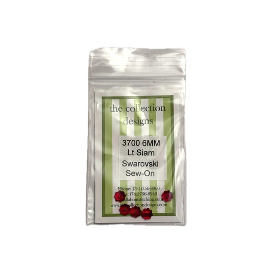 3700 6mm Lt Siam | Swarovski Stitch-On Crystal