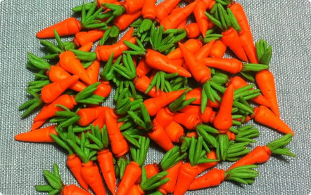 Micro Carrot Embellishment