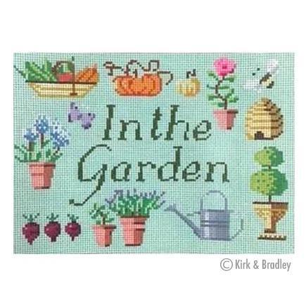In The Garden Sign (by Bradley Needlepoint) KB1330