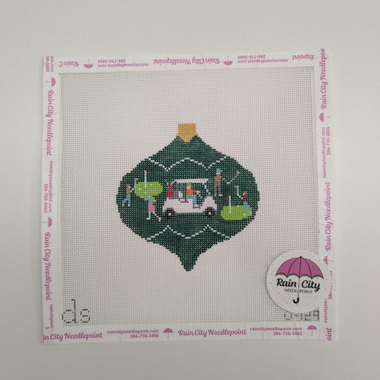 Golf Cart Ornament (by Doolittle Stitchery) O-129