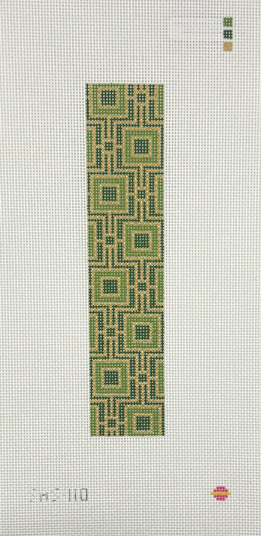 Emerald Key Fob (by Saturnalia Stitching)