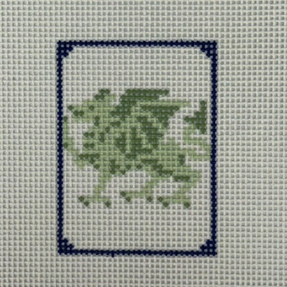 Green Dragon Mahjong Tile (by Maura Nolan Designs)
