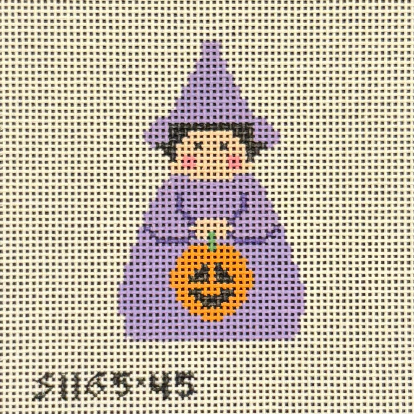 Purple Witch Angel / Stitch-Its (by KCN)