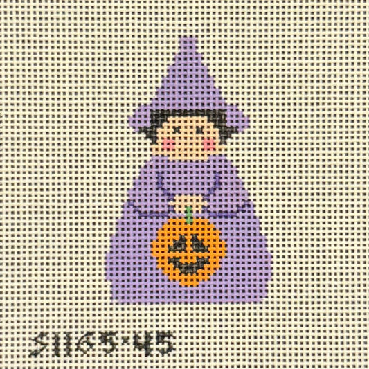 Purple Witch Angel / Stitch-Its (by KCN)