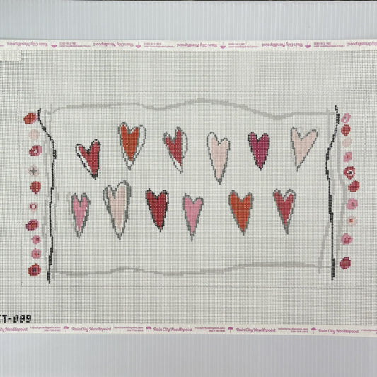 Wobbly Heart Bolster (by Pippin Studio) - P-ET-089