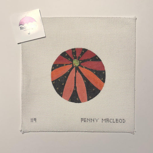 Orange Flower Round (by Penny MacLeod)