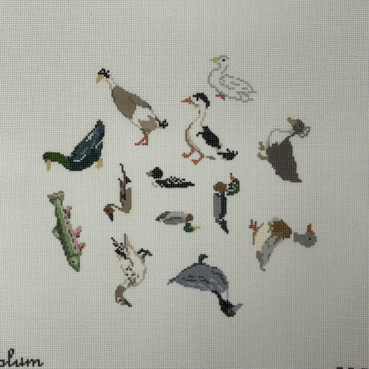 Duck Around and Find Trout (by The Plum Stitchery) - 36-A