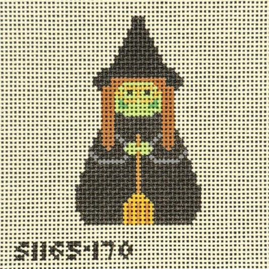 Green Face Witch Angel / Stitch-Its (by KCN)