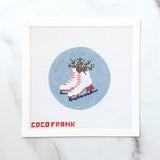 Ice Skates Round (by Coco Frank ) CF-22