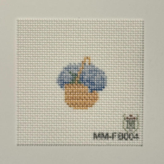 Nantucket Basket w/ Hydrangeas Insert (by Misty Morrow/Tilli Tomas)