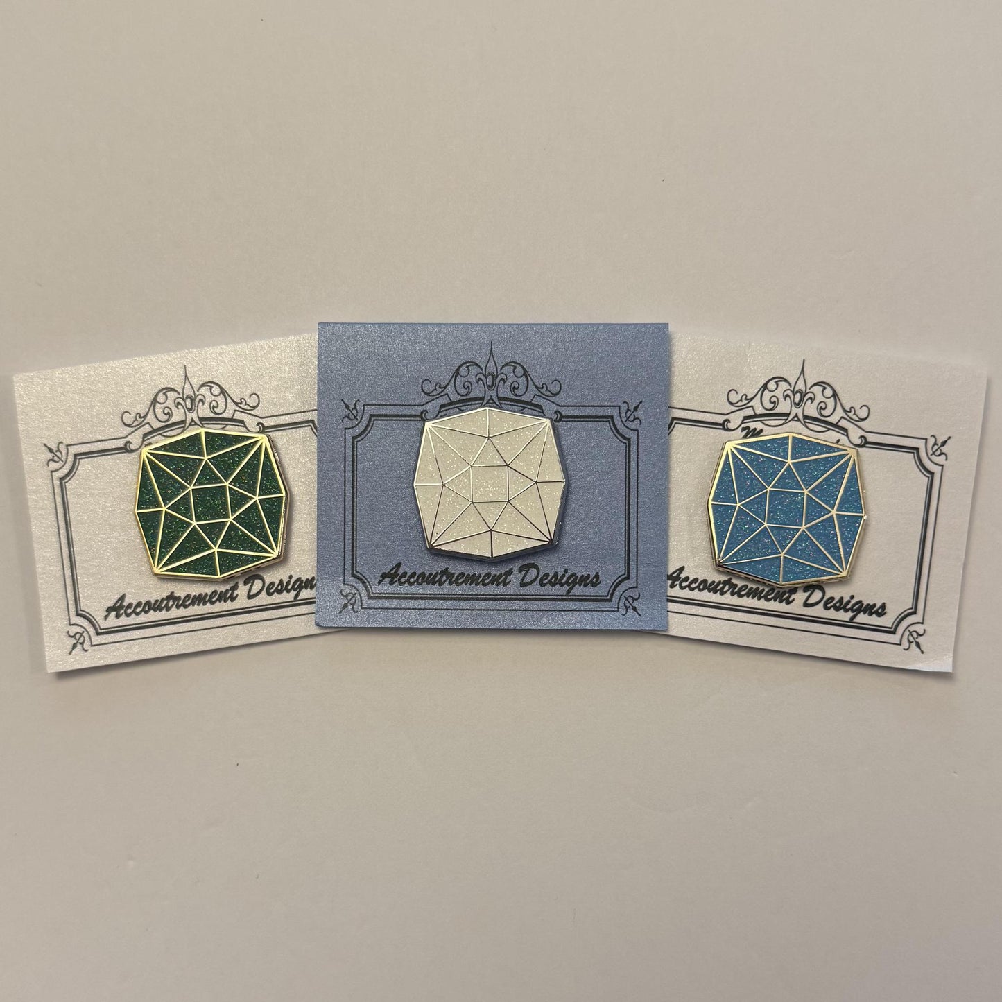 Faceted Gem needle minder