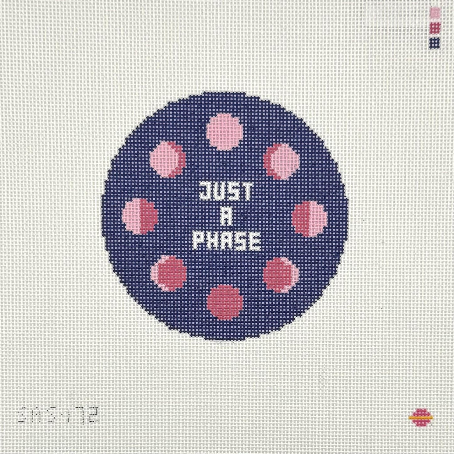 Just A Phase Round (by Saturnalia Stitching)