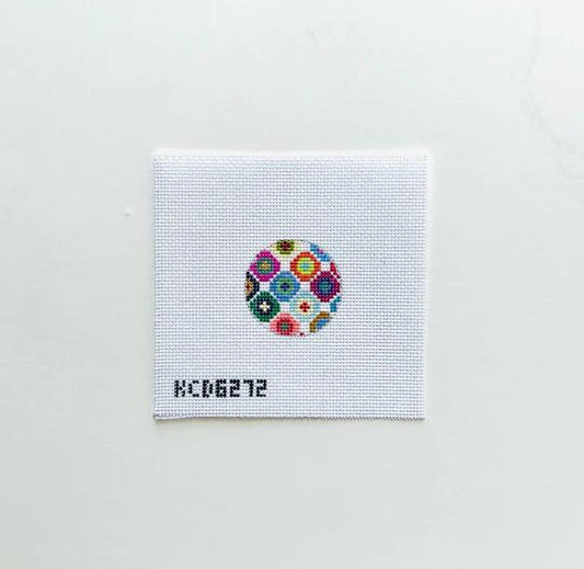 Multicolored Dots Key Fob Insert (by KCN) KCD6272