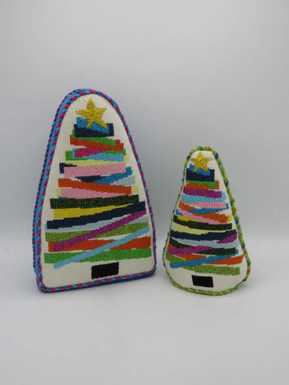 Stackable 8.5" Multicolored Tree (by Cabell Stitchery) - CS01-8