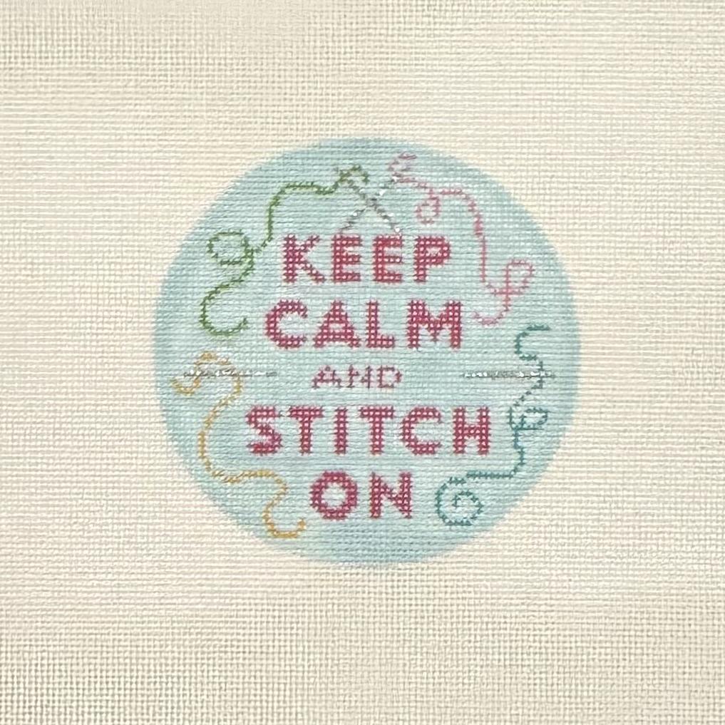 Keep Calm and Stitch On (by Kate Dickerson)