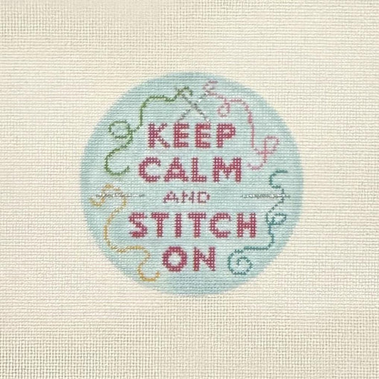 Keep Calm and Stitch On (by Kate Dickerson)