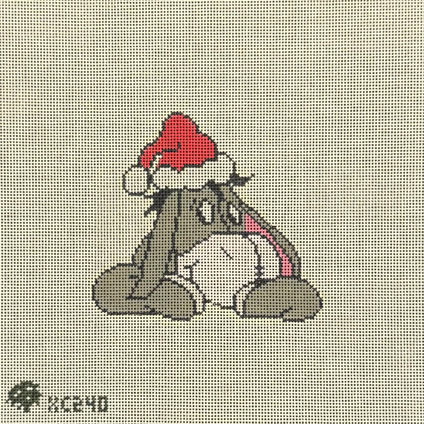 Eeyore in Santa Hat (by Elm Tree)