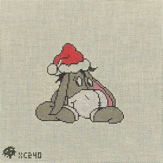 Eeyore in Santa Hat (by Elm Tree)