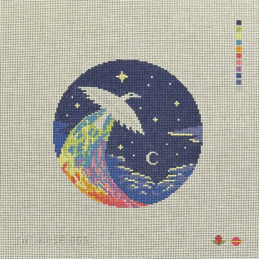 Night Bird (by Saturnalia Stitching)