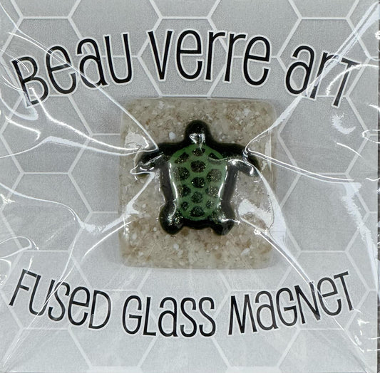 Sea Turtle (Fused Glass) needle minder
