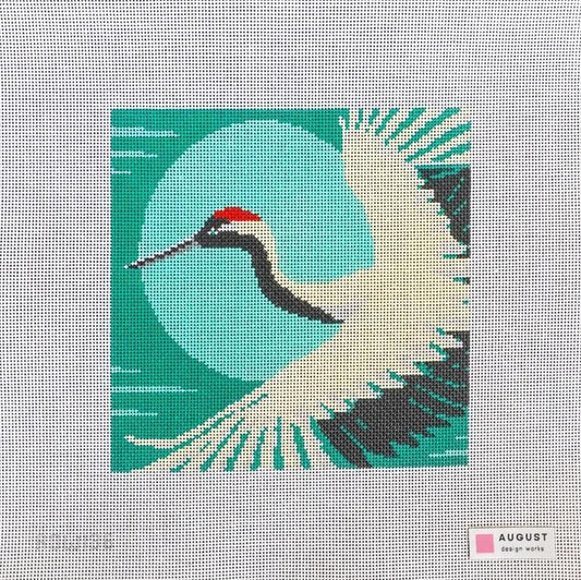 Red-Crowned Crane (by August Design Works) - ADW136