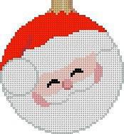 Santa Face Ornament (by Susan Roberts) SR7241