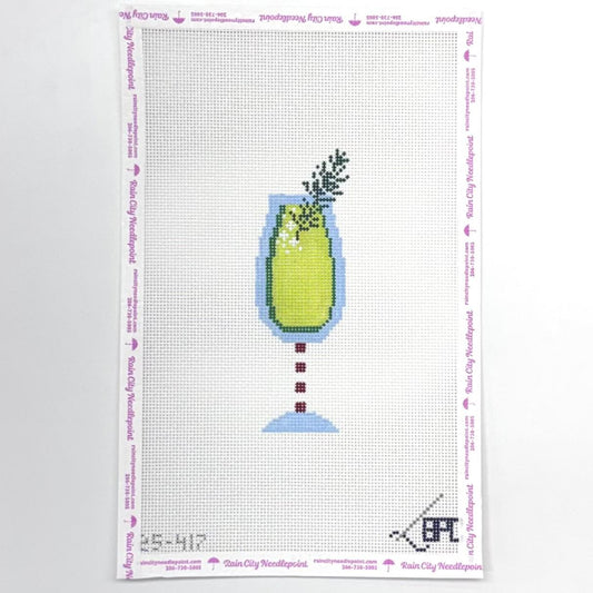 Christmas Champagne (by Blueberry Point Needlepoint)