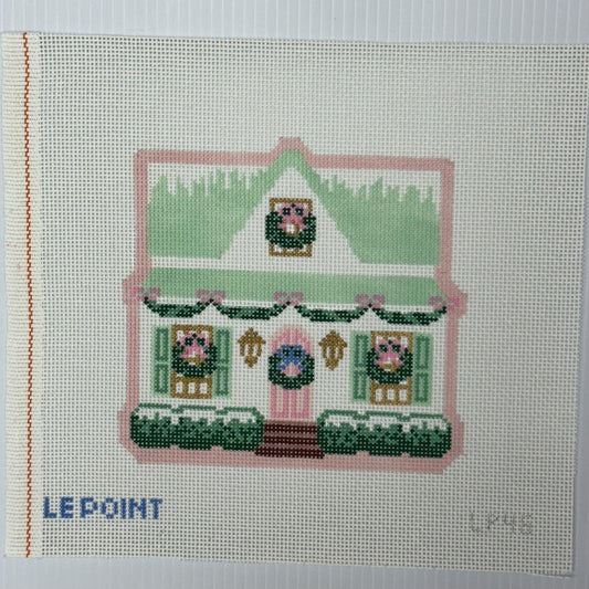 Christmas Village Green House (by Le Point Studio) - LP-46