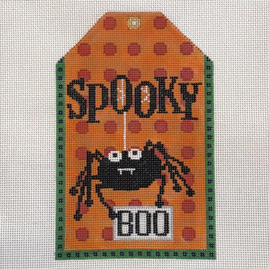 Spooky Boo Large Tag (by The Meredith Collection) H-9-E