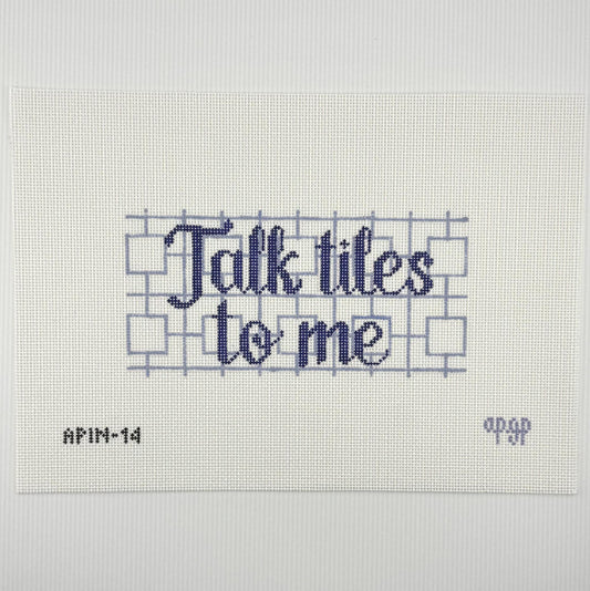 Talk Tiles to Me (by A Poore Girl Paints)
