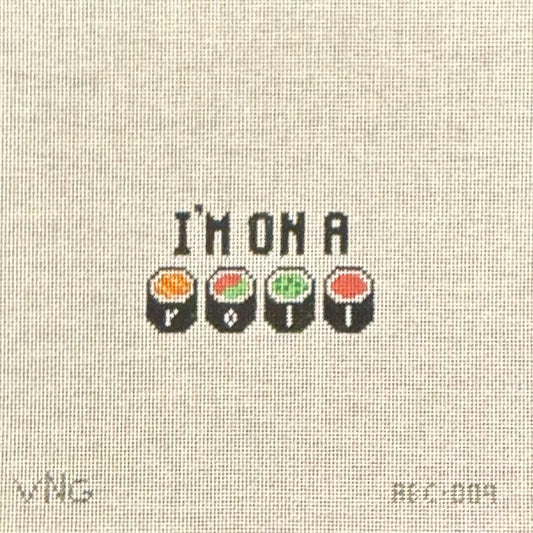I'm On A [Sushi] Roll (by Vallerie Needlepoint Gallery)