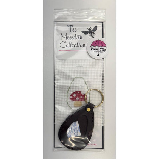 Mushroom Self-finishing Key Fob (by The Meredith Collection) - KO-4M