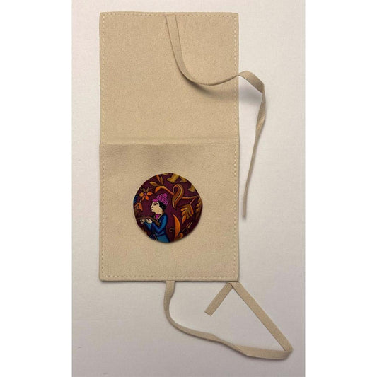 Needle Minders covered w/ Hermes Fabric
