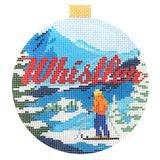 Whistler Travel Round (by Bradley Needlepoint) KB1687