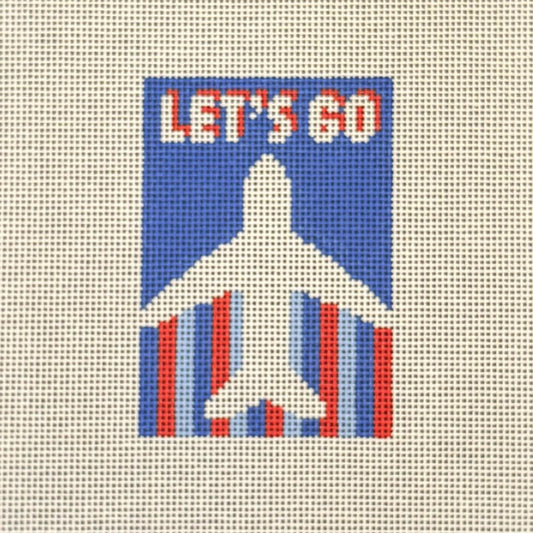 Let's Go Passport Insert in Red & Blue (by love MHB)