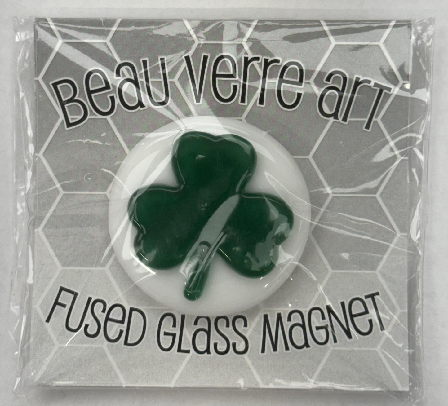 Shamrock (Fused Glass) needle minder