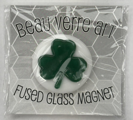 Shamrock (Fused Glass) needle minder