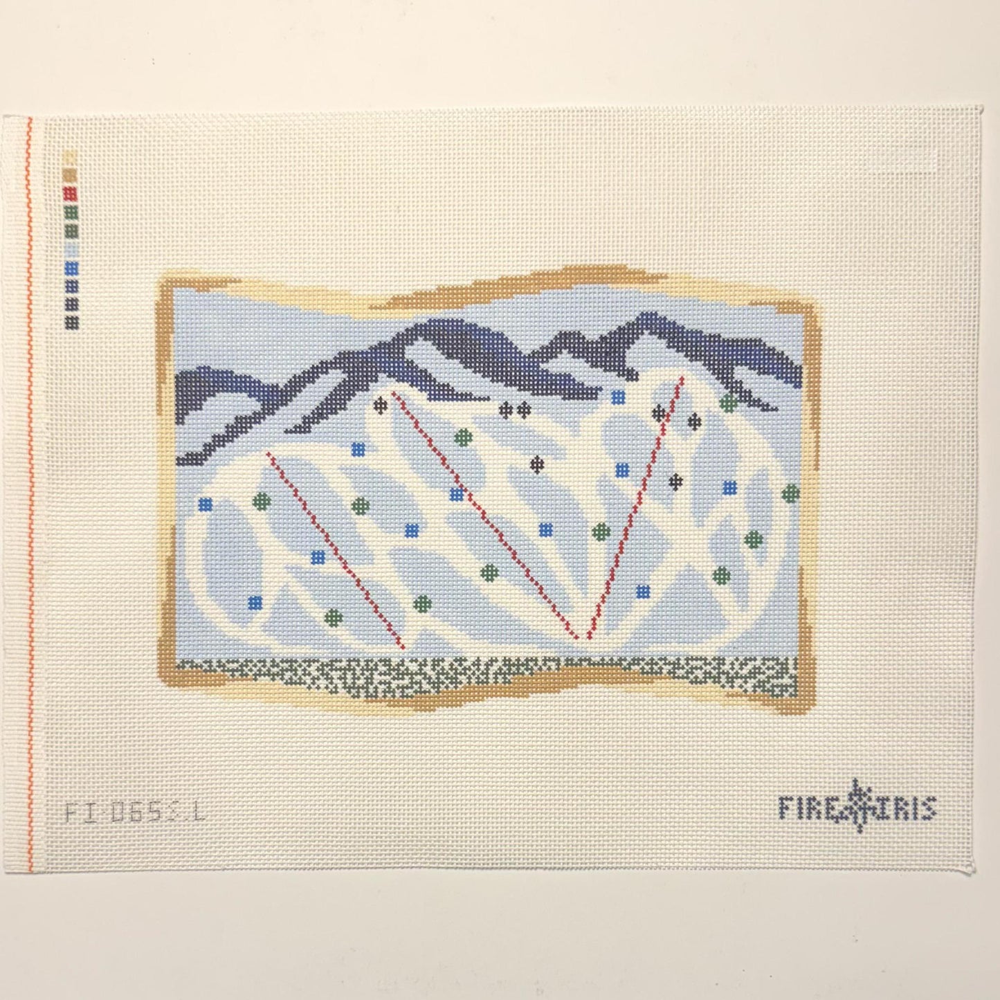 Ski Trail Map Large (by Fire and Iris)