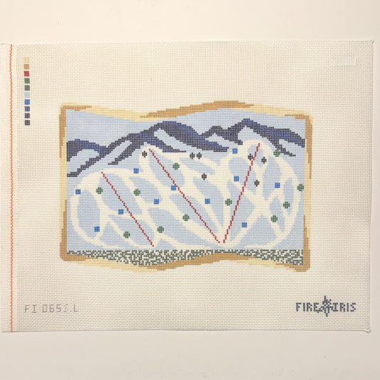 Ski Trail Map Large (by Fire and Iris)