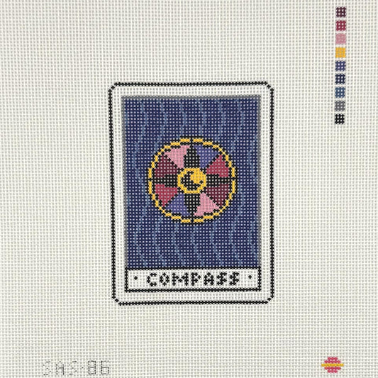 The Compass Tarot Card (by Saturnalia Stitching)