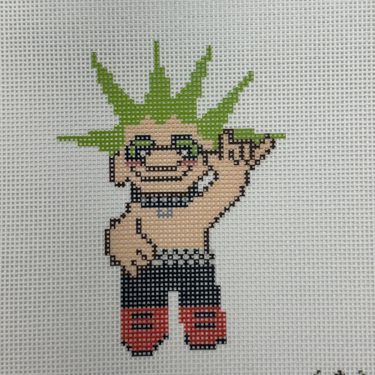 Troll Green Hair (by Tilli Tomas / Misty Morrow