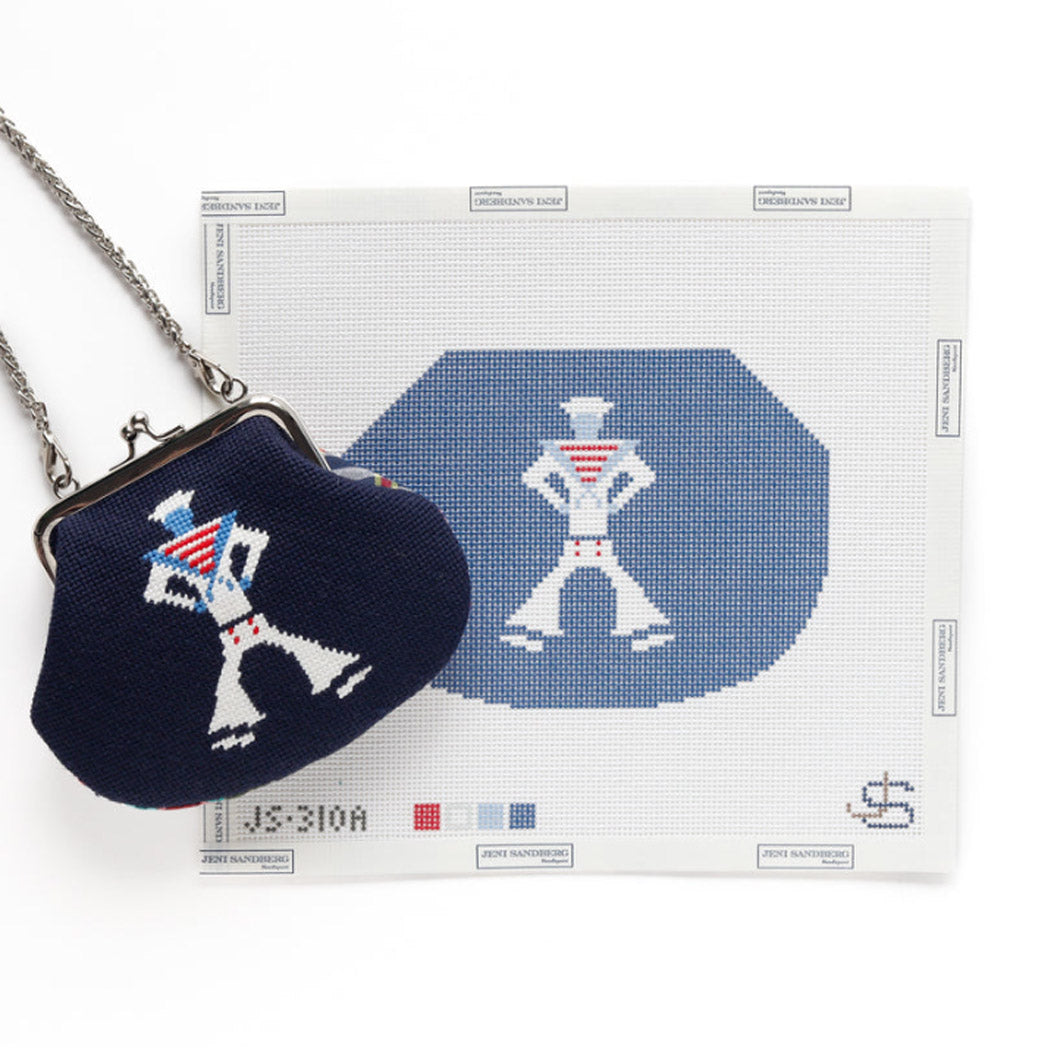 Sailor Kiss Lock Bag (by Jeni Sandberg)