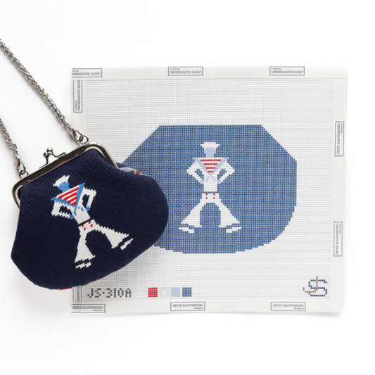 Sailor Kiss Lock Bag (by Jeni Sandberg)