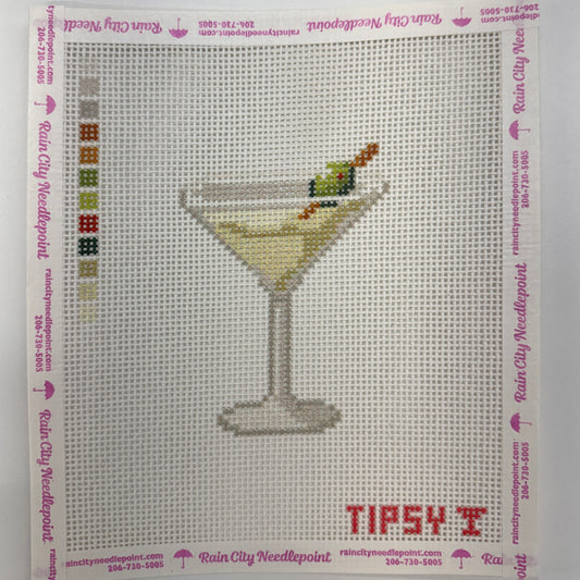 Dirty Martini (by Threaded & Tipsy)