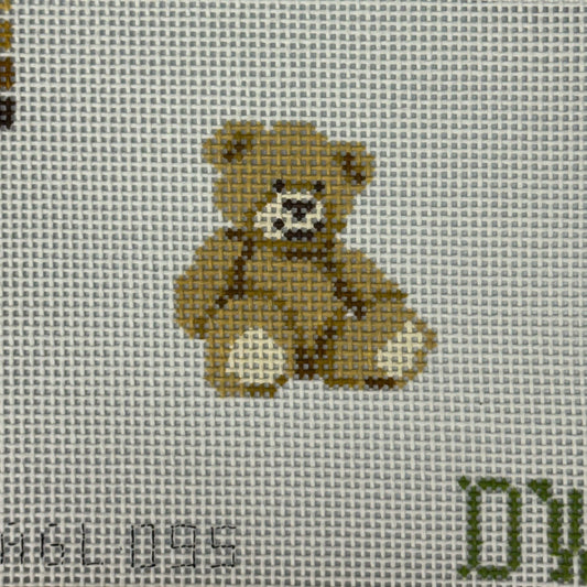 Teddy Bear Mini (by Dogwood Needlepoint)