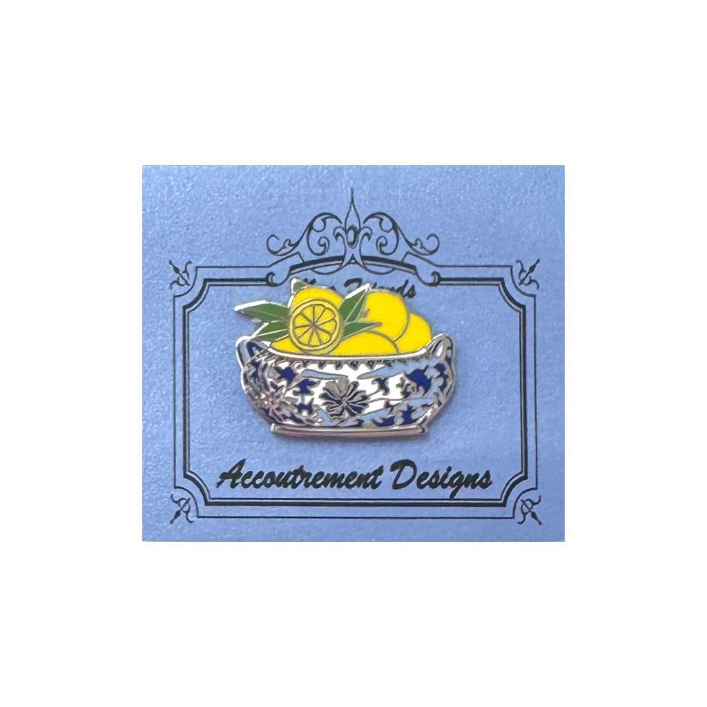 Lemons in Bowl needle minder